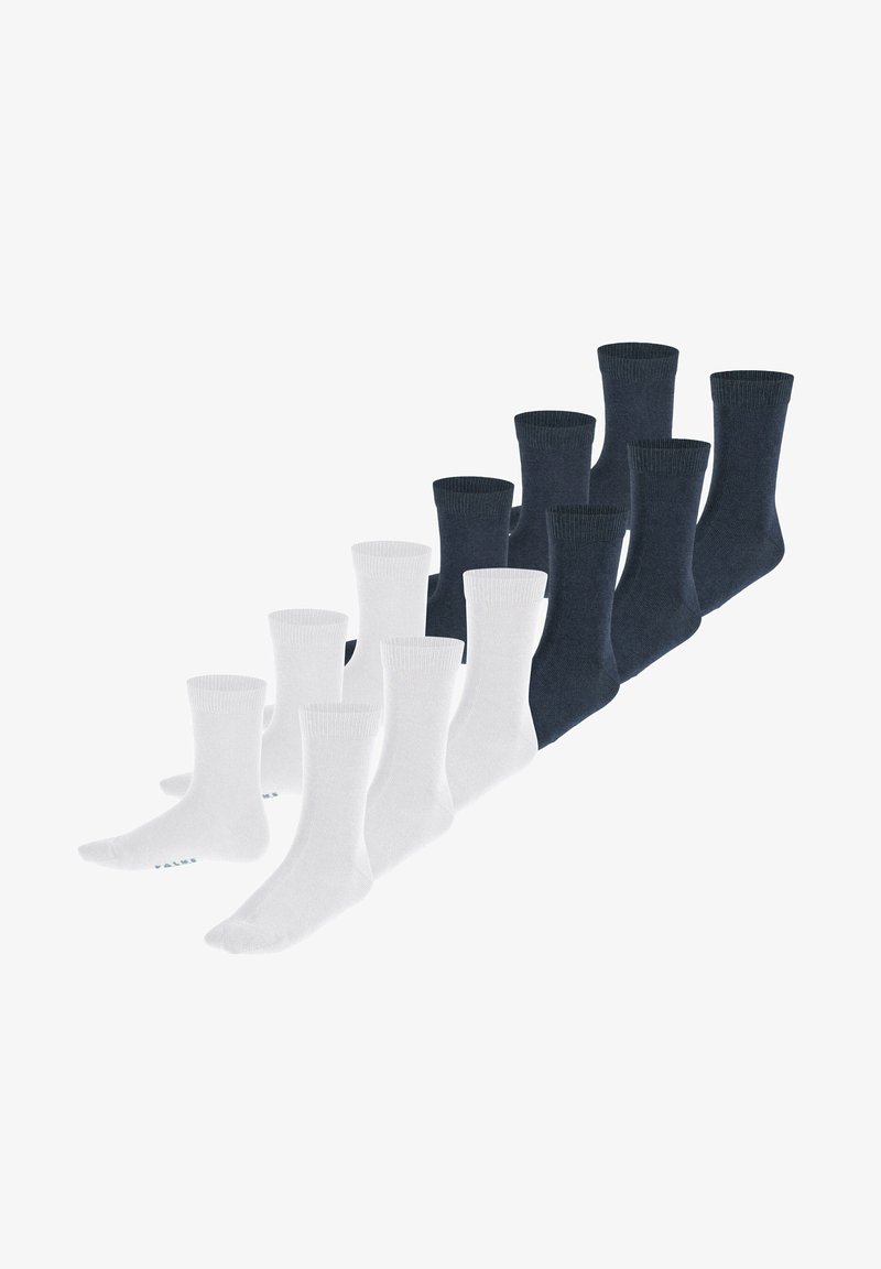 FALKE HAPPY 6-PACK - Calze - white/grey