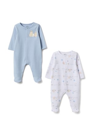 2 PACK - Pijama de bebé - white light blue