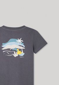 Pepe Jeans RENCE - Marškinėliai su spaudiniu - phantom grey