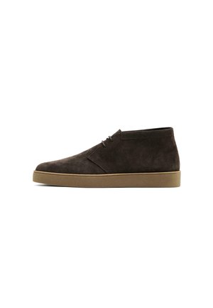 SOFT SPLIT - Lace-up ankle boots - dark brown