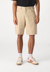 HUF ENLIGHTENMENT WORK UNISEX - Kratke hlače - khaki