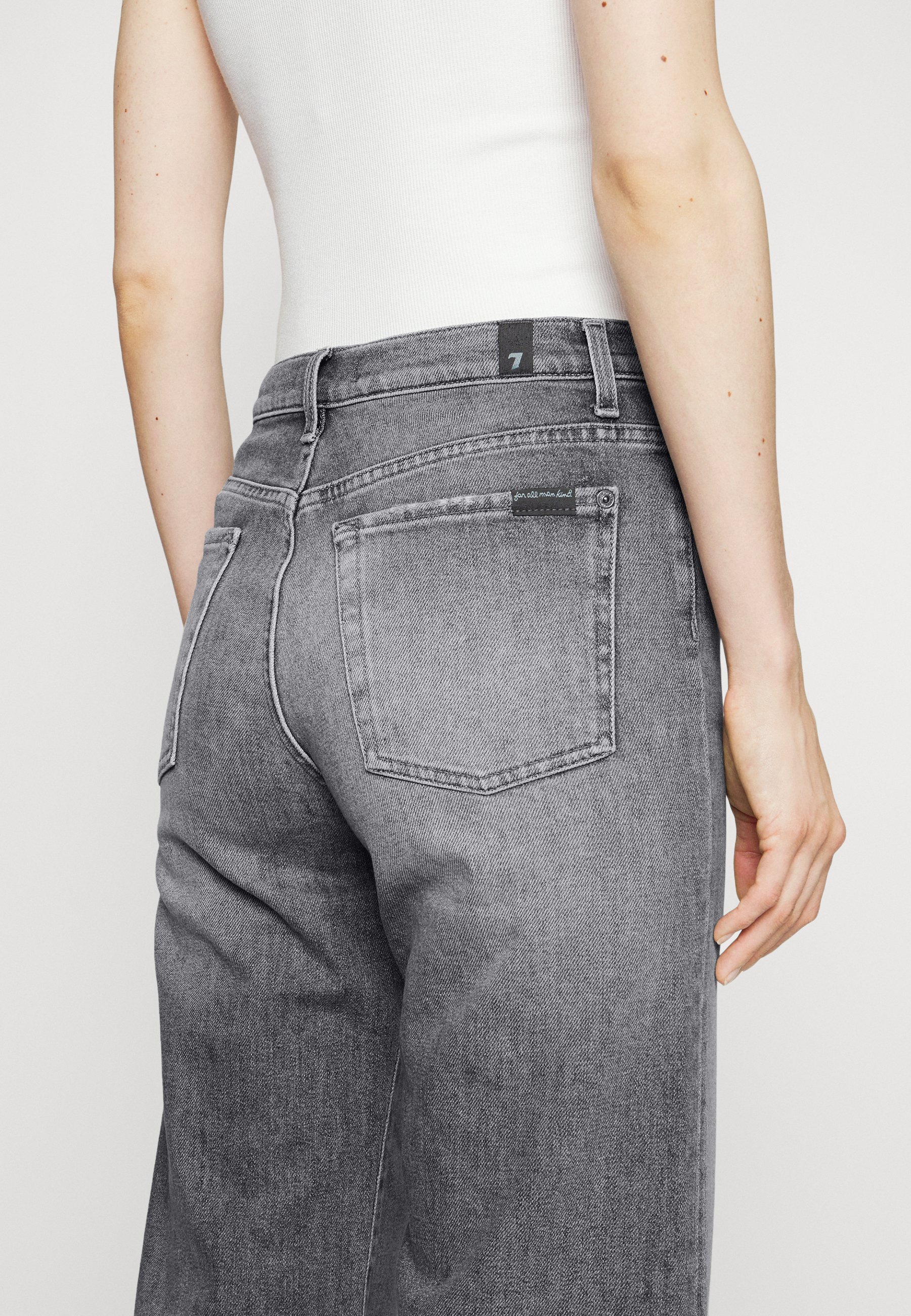 CROPPED JO - Flared Jeans - grey 