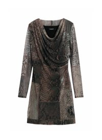 ASYMMETRIC NECKLINE  - Robe de soirée - brown