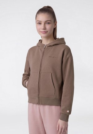 Champion ZIP UP LOOSE FIT - Sweater met rits - brown