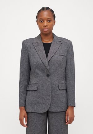 VMANNI HOURGLASS  - Manteau court - black/white melange