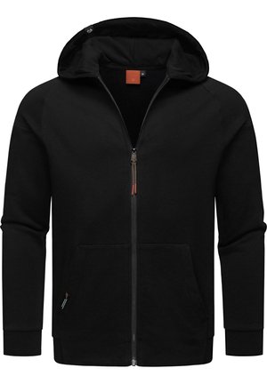 ZENWAY - Zip-up sweatshirt - black