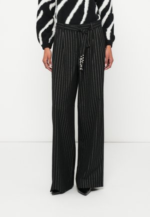 CHARLIE - Bukser - black/silver-coloured