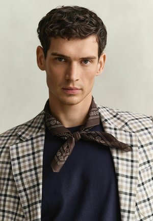 GANT, GANT BANDANA SCARF - Halsdoek - black brown
