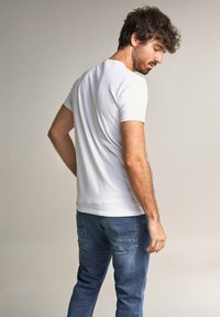 Salsa Jeans PALM  SLIM - Camiseta básica - White