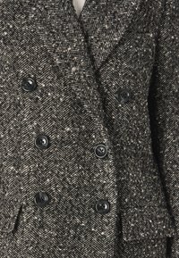 LIU JO CAPPOTTO OVERSIZE FIT - Klasični plašč - black/white