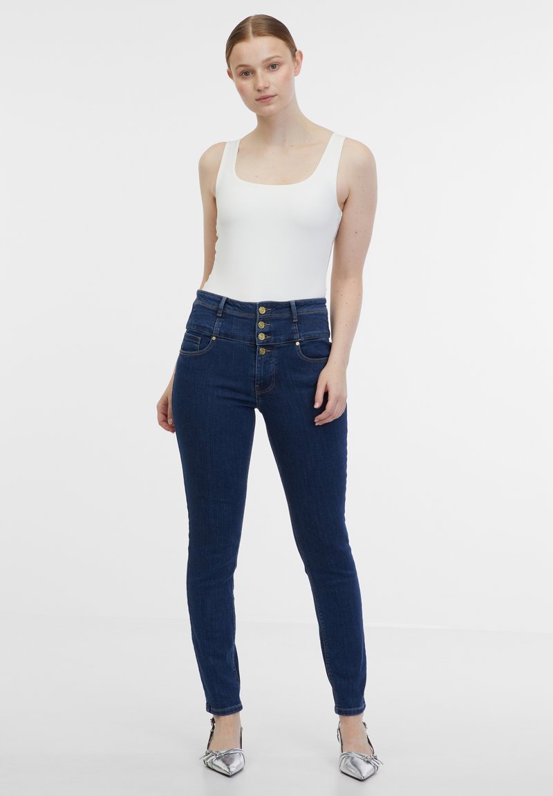 ORSAY Slim fit jeans donkerblauw