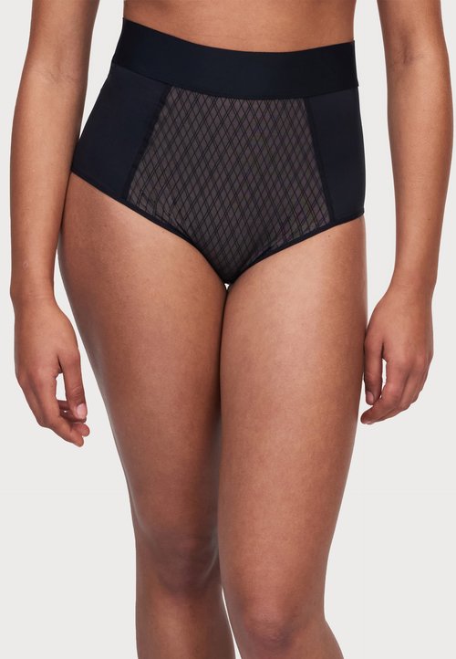 Chantelle - Graphic Support High Waisted Support Full Brief Black