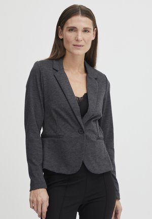 Blazer - dark grey melange