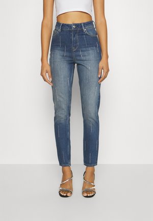 TAPERED JEANS SPARKLE - Jean slim - denim