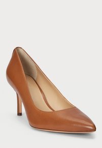 Lauren Ralph Lauren LANETTE PUMPS CLOSED TOE - Klassiske pumps - deep saddle tan