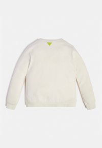Guess MIT GESTICKTEM LOGODREIECK - Sweatshirt - weiß