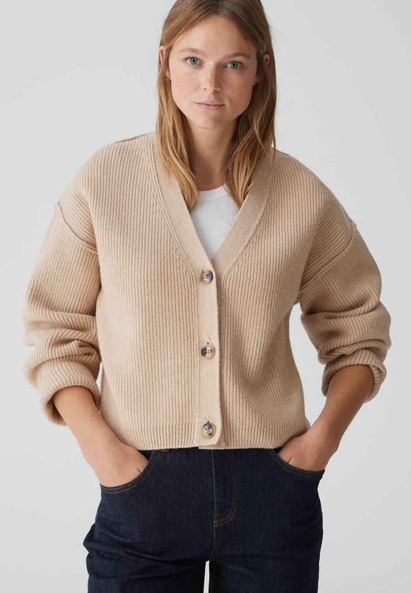 DAUTUMA - Strickjacke - macadamia