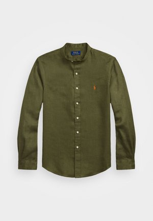 Polo Ralph Lauren SLIM FIT LINEN SHIRT - Vapaa-ajan kauluspaita - new olive