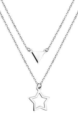 Sofia Milani STAR - Halskette - silver coloured