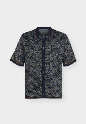 Scotch & Soda, SHORT SLEEVED CARDIGAN - Жилетка - soft geo sky captain