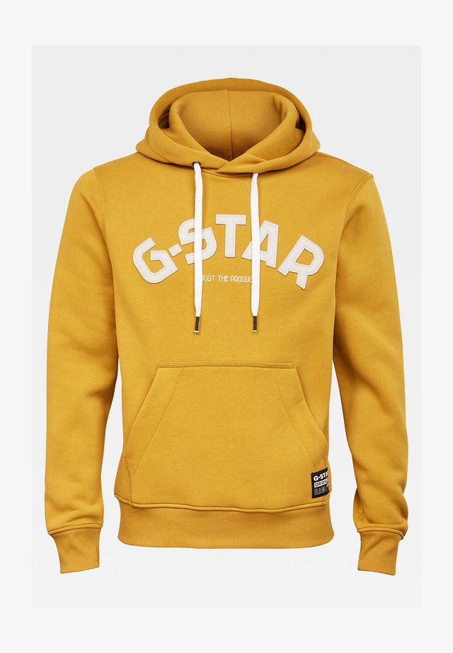 VARSITY FELT HOODED LONG SLEEVE - Hoodie - green sulphur
