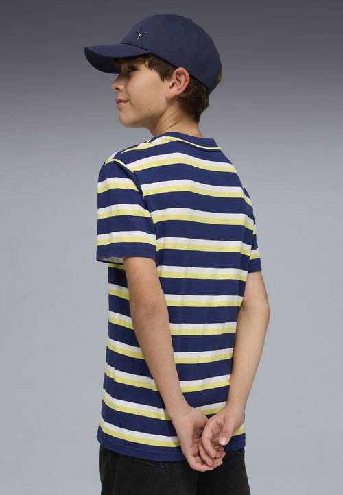 PUMA ESSENTIALS GESTREIFTES UNISEX - Print T-shirt - blue jewel — photo 3