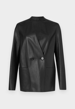 JACKET - Ādas jaka - black beauty