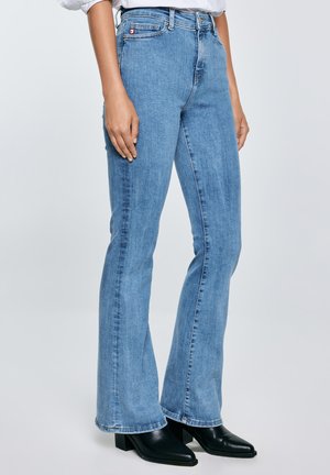 Big Star CLARA FLARE - Alt laienevad teksad - blau