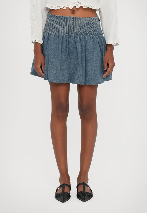 OLI BUBBLE SKIRT - Denim skirt
