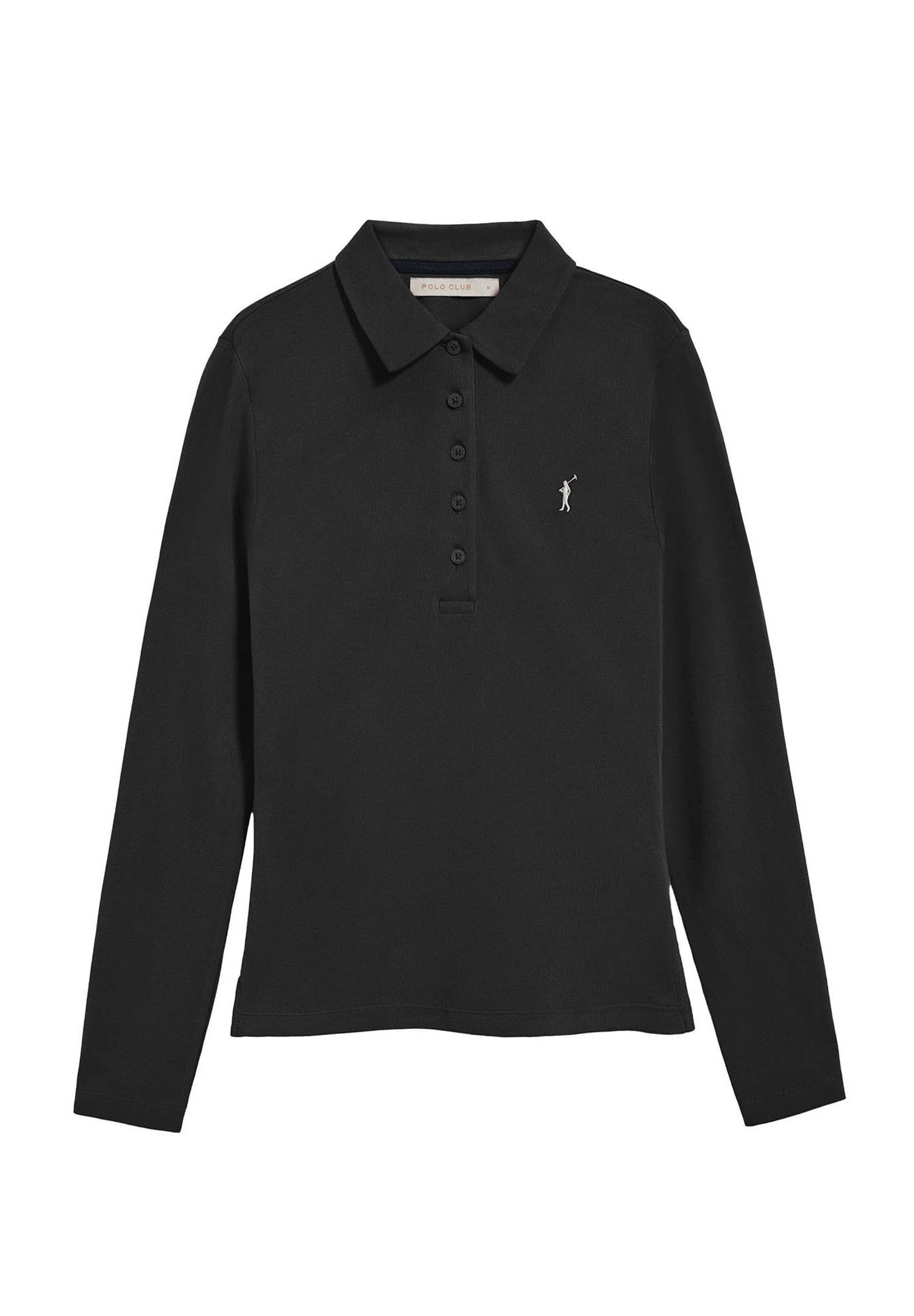 Polo Club SLIM FIT PRIYANKA Polo shirt black Zalando