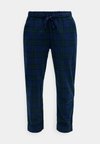 PANT STRAIGHT CHECK - Pyjamabroek - naval academy