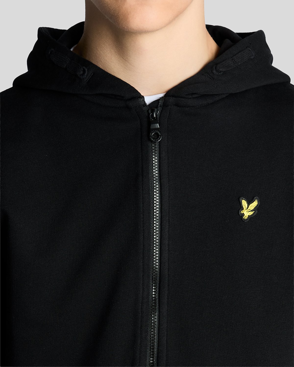 Lyle & Scott ZIP THROUGH - Sweat zippé - jet black/noir - ZALANDO