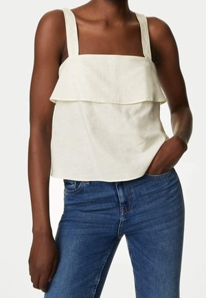 Blouse - mottled beige
