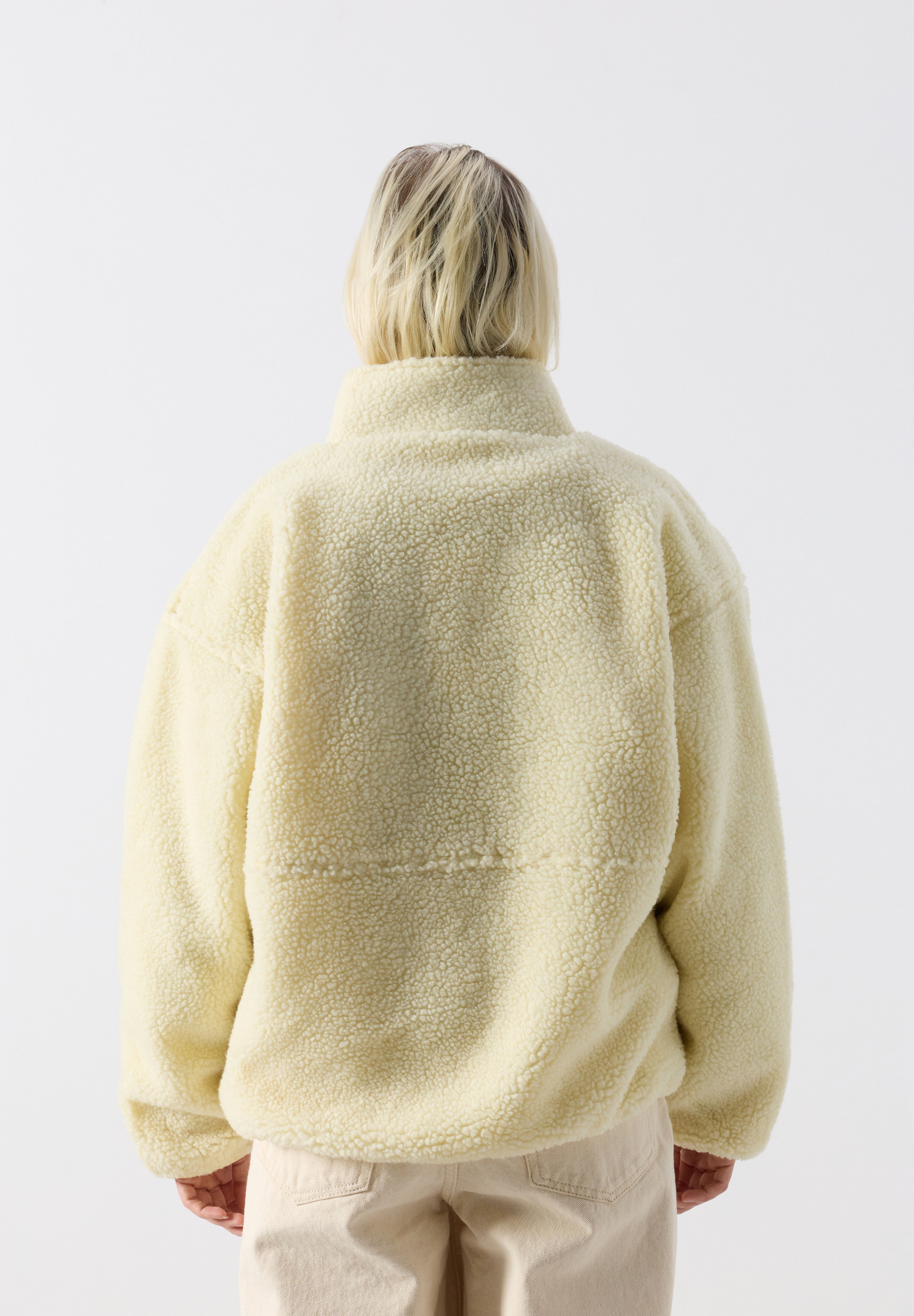 American Vintage HOKTOWN - Fleece jacket - ecru/beige - Zalando.ie