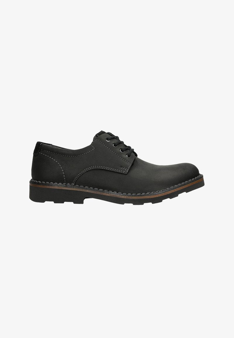 Wojas Volnočasové šněrovací boty - black