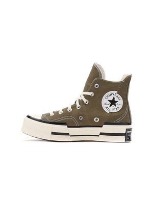 CHUCK 70 HI - Höga sneakers - green-off white