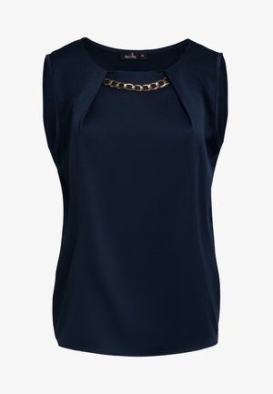 REGINA FASHION, WITH CHAIN - Top - dark blue