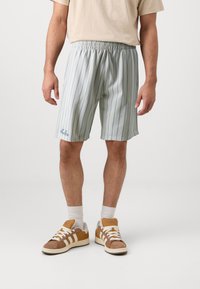 New Era PINSTRIPE - Treningo apatinė dalis - off-white/blue