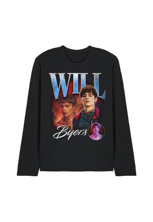 STRANGER THINGS  WILL HOMAGE - Long sleeved top - black