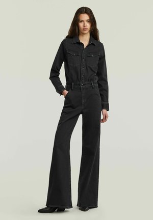 G-STAR WESTERN WIDE LEG - Jumpsuit - worn in dark sea