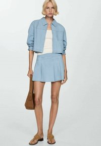 Mango Jakna iz džinsa - light blue