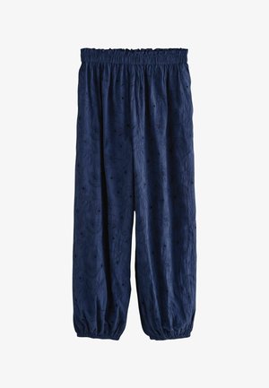 Next, REGULAR FIT - BRODERIE BALLOON LEG TROUSERS . - Püksid - navy blue