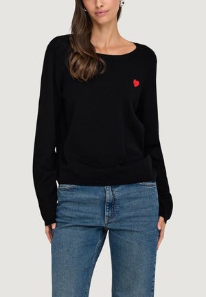 KATE L S O NECK EMB - Maglione - black