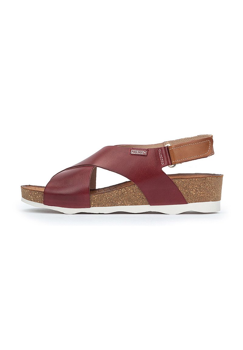 Pikolinos MAHON - Sandalias de cuña - brown