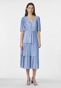 YAS - YASLAFINA MIDI DRESS - Kasdienė suknelė - alaskan blue Miniatiūros vaizdas 1