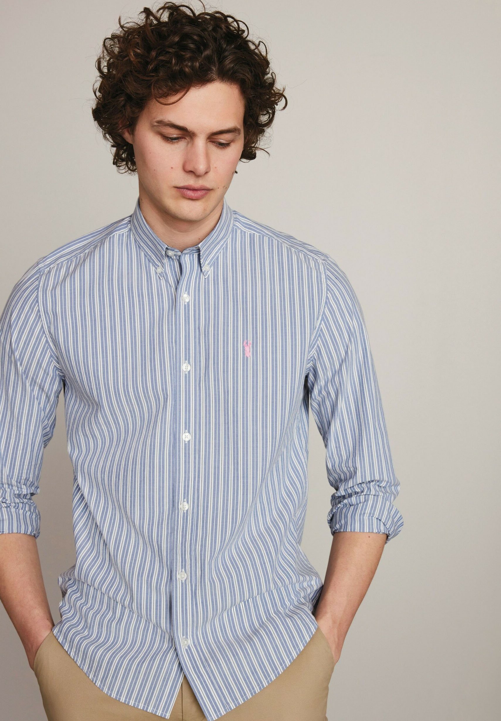 Herren STRIPE ROLL - Hemd Herren STRIPE ROLL - Hemd