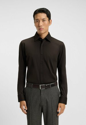 C-HANK-KENT - Camicia elegante - dark brown two