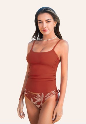 Cupshe ALLURING DRAWSTRING SET - Badpak - red