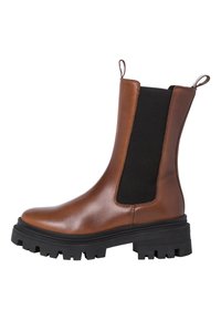 CHELSEA - Gležnjarji - cognac leather