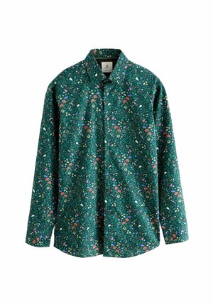 PRINTED LONG SLEEVE SINGLE CUFF - Hemd - navy blue floral